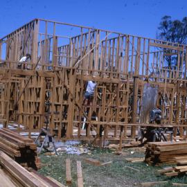 Timber construction, c. 1964