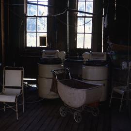 Laundry with pram at Coffs Harbour District Hospital, September 1969