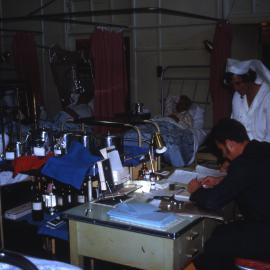 Male ward at Coffs Harbour District Hospital, September 1969