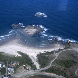 Aerial view of Sawtell Headland, 1965