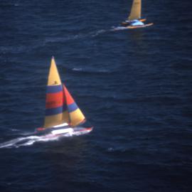 Hobie catamarans race, 1977