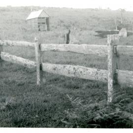 Post and rail fence