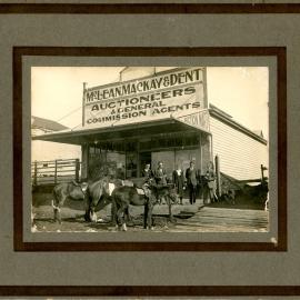 Auctioneers McLean, Mackay & Dent, 1920s