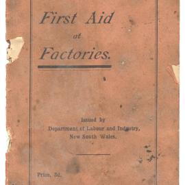 First Aid at Factories, 1928
