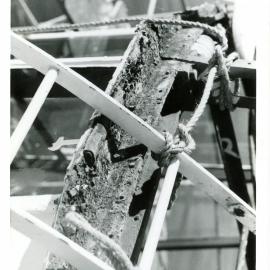 Rust damage at the Smoky Cape lighthouse, 1977 
