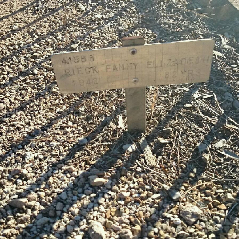 Fanny Elizabeth (Cox) Rieck