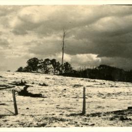 Hail storm, August 1943