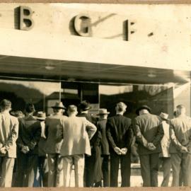 At the opening of the Banana Growers Federation building, 30 August 1951