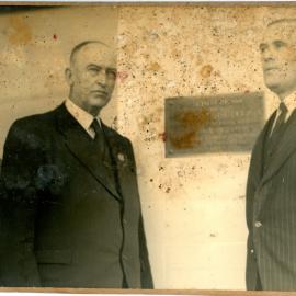 Clive Evatt at the opening of the new Banana Growers Federation building, 30 August 1951