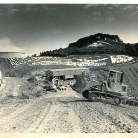 Preparing the site for The Big Banana, c. 1964