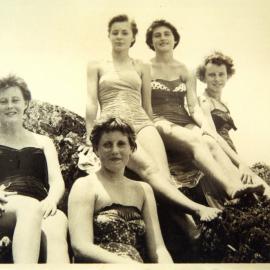 At the R.S.L. Club Christmas party, 1957