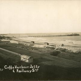 Coffs Jetty and Railway Station, c. 1915