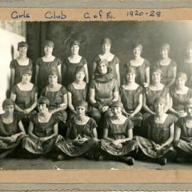 Church of England Girls Club, 1920s