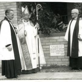 Archdeacon Leslie Sanders and Bishop Clements