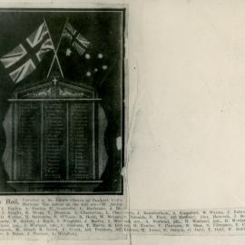 St John's Church of England Honour Board