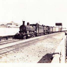 A double-headed goods train heading south, 1924