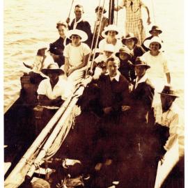 Aboard the Supreme ready to leave Coffs, 30 November 1924