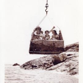 Disembarking onto South Solitary Island, 30 November 1924