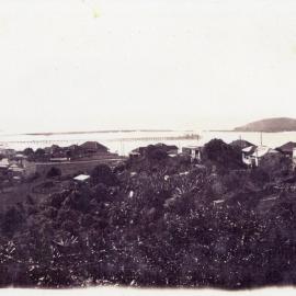 View looking north-east from the Lette home, 1920s