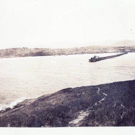 The Jetty and village from Muttonbird Island, 1920s