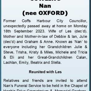 Nan (Oxford) Cowling
