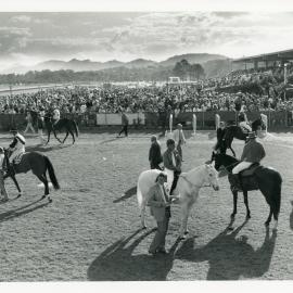 Racecourse scene, 4 August 1989