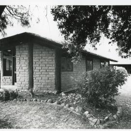 Youth Centre mud huts, February 1992
