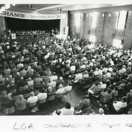 Conference in the Civic Centre, 22 October 1990