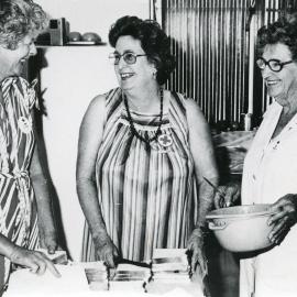Red Cross ladies at work, December 1980