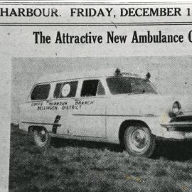 New Ambulance, December 1953