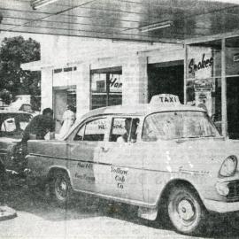 Yellow cab refuelling, 1962