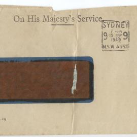 Irrigation Commission envelopes, 1949 - 1951