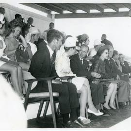 Inspecting a surf carnival, 1970