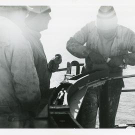 Smoky Cape Lighthouse repairs, 1977 