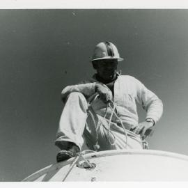 Standing on top of the Smoky Cape Lighthouse, 1977 