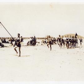 Surf Lifesaving carnival on Jetty Beach, 1920s