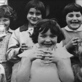 At the Moores' house