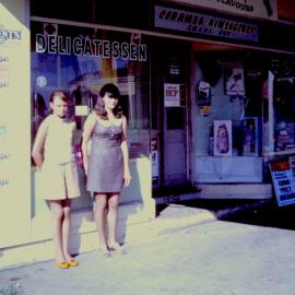 Outside the Coramba shop