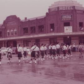 Pipe Band, Coffs Harbour Centenary Parade, 1961
