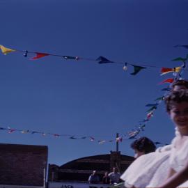 Bunting on High Street, c. 1960s