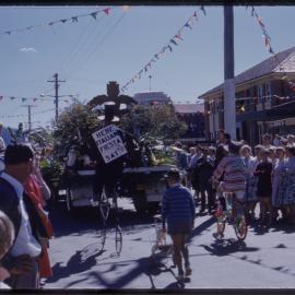Bicycles in parade, c. 1960s