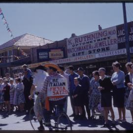 Bicycle in parade, c. 1960s
