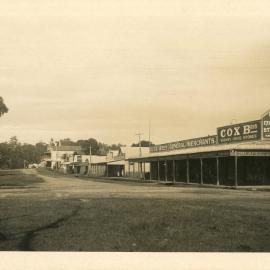 Cox Brothers' store on Moonee Street, c. 1920