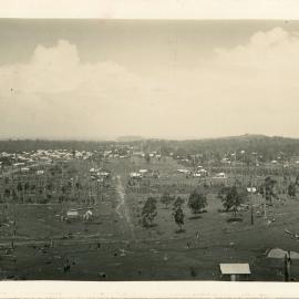 Looking east over Coffs Harbour from Red Hill, 1921