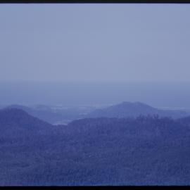 View of Coffs Harbour from Mount Moombil, c. 1963