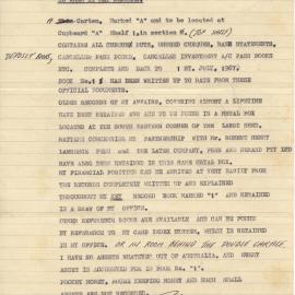Typed statement by Jack Gerard
