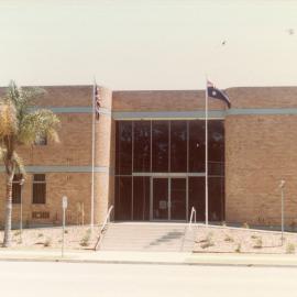 Coff Street entrance to the Council Chambers, 1985