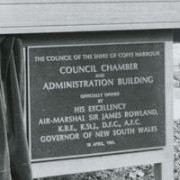 Opening of the Coffs Harbour Shire Council Chamber, 18 April 1985