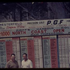 North Coast Open Championship golf signboard, c. 1960s