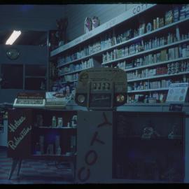 Forsyth's Pharmacy interior, c. 1960s
